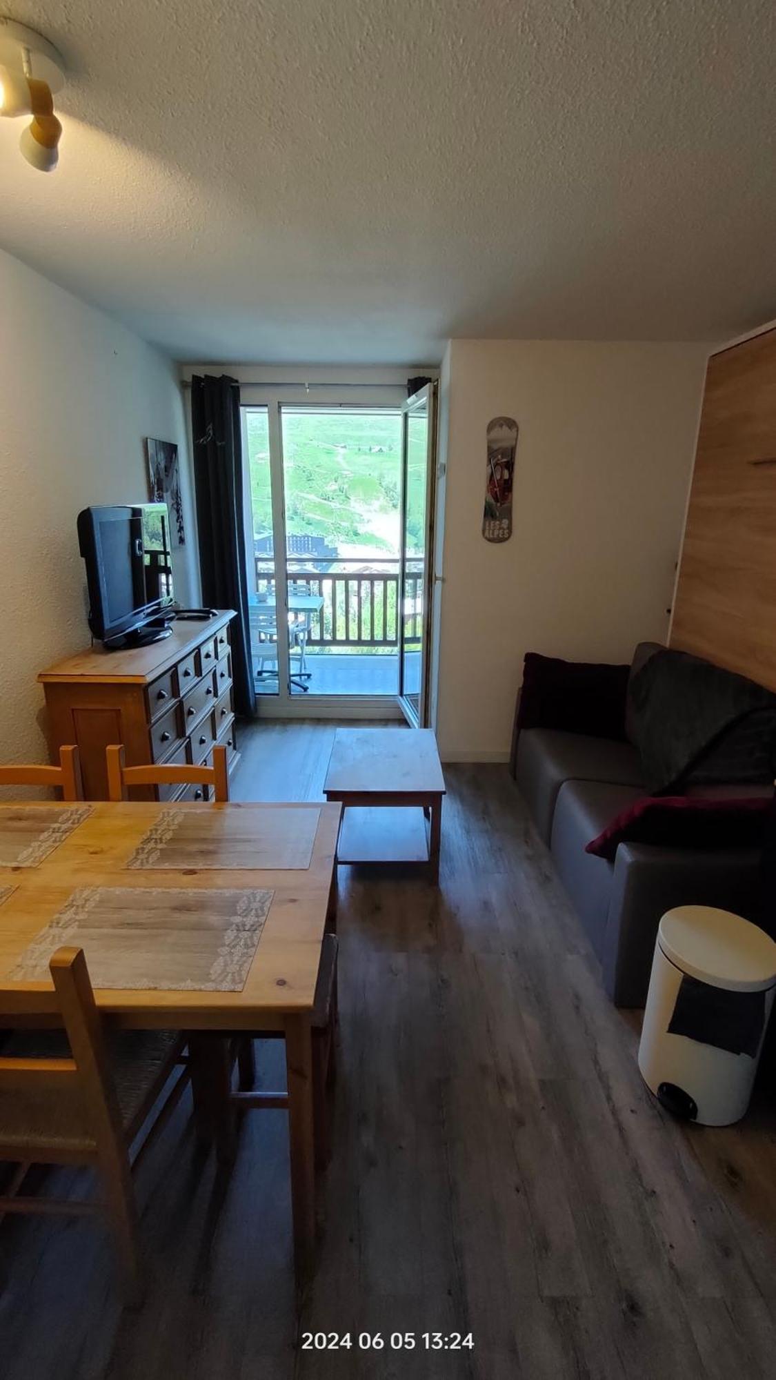 Studio Cabine 4 Pers Les2Alpes 21M² Λε Ντεζ Αλπ Εξωτερικό φωτογραφία