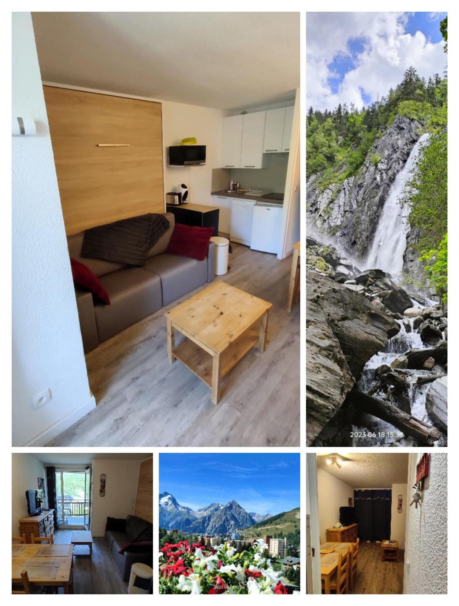 Studio Cabine 4 Pers Les2Alpes 21M² Λε Ντεζ Αλπ Εξωτερικό φωτογραφία